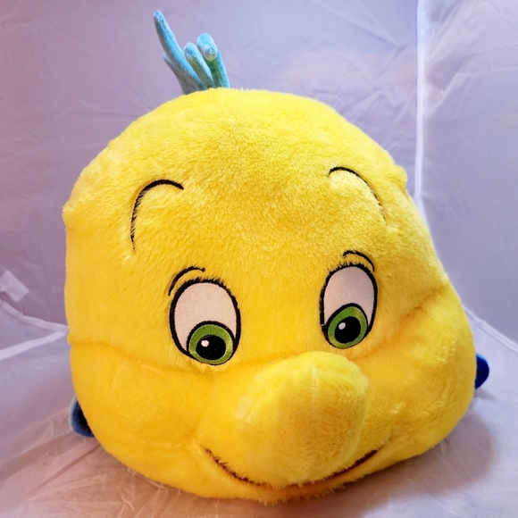 Disney Toys Disney The Little Mermaid Flounder Fish Plush Stuffed